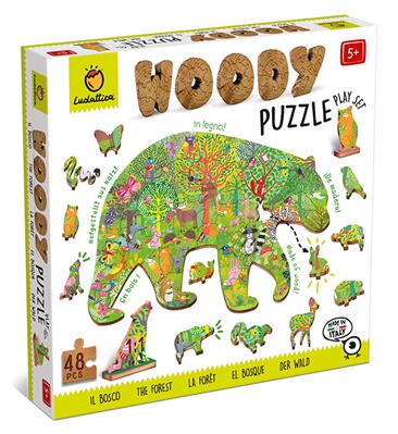 Houten Legpuzzel, Ludattica - Woud