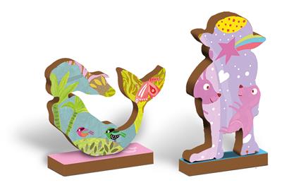 Houten Legpuzzel, Ludattica - Eenhoorn