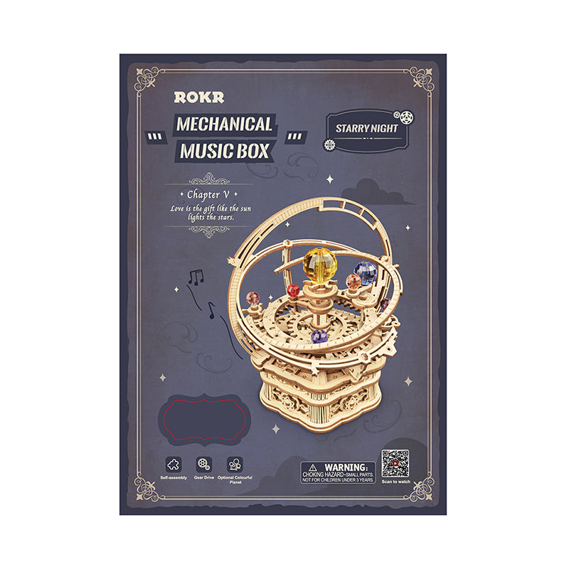 3D DIY Houten Modelbouwpakket - Starry Night