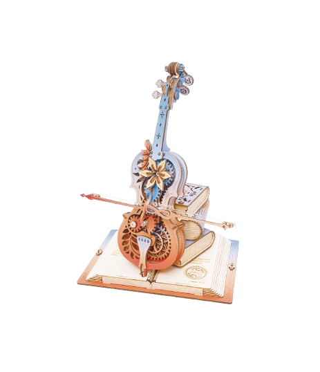 3D DIY Houten Modelbouwpakket - Magic Cello Symphony of Gorgeous Dreams
