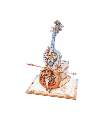 3D DIY Houten Modelbouwpakket - Magic Cello Symphony of Gorgeous Dreams