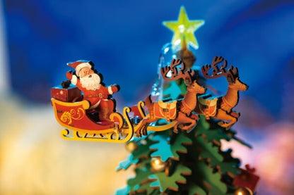 3D DIY Houten Modelbouwpakket - Christmas Melody Tree