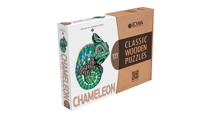 Eco Wood Art (EWA), Houten Legpuzzel Kameleon