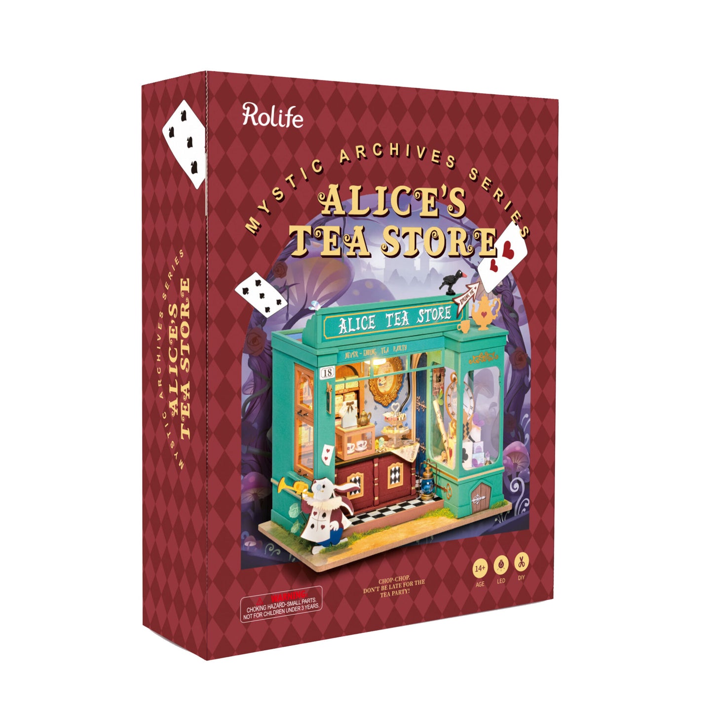 DIY Huisje - Alice’s Tea Store met LED verlichting