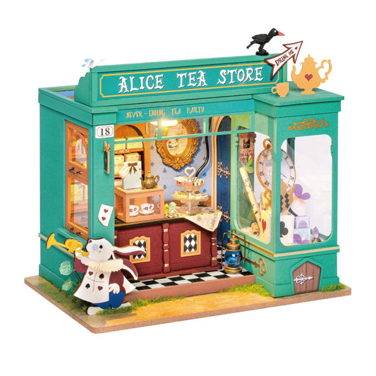 DIY Huisje - Alice’s Tea Store met LED verlichting