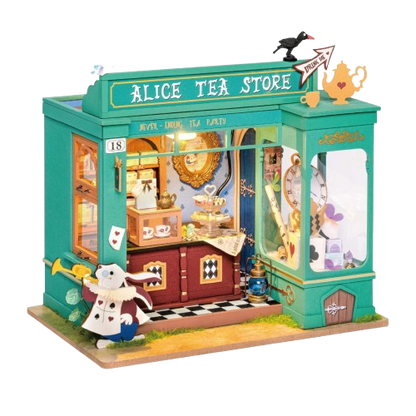 DIY Huisje - Alice’s Tea Store met LED verlichting