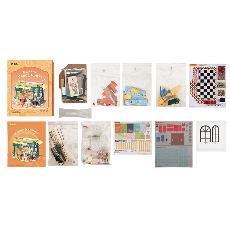 DIY Huisje - Rainbow Candy House