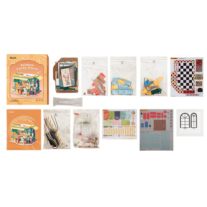 DIY Huisje - Rainbow Candy House