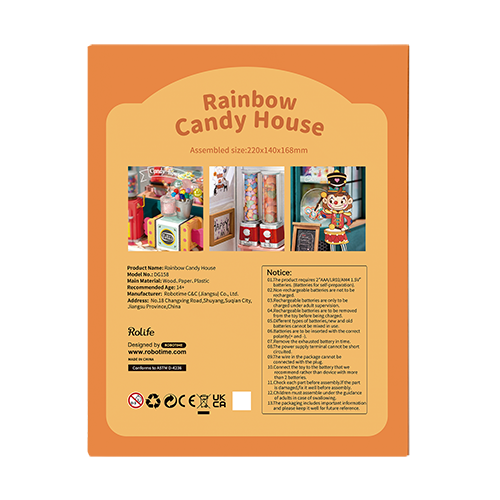 DIY Huisje - Rainbow Candy House