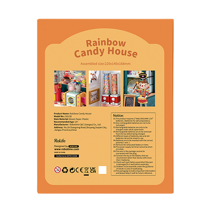 DIY Huisje - Rainbow Candy House