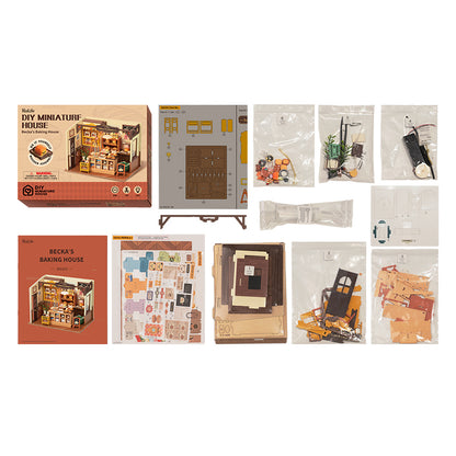 DIY Huisje - Becka's Baking House met LED verlichting