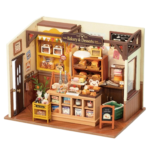 DIY Huisje - Becka's Baking House met LED verlichting