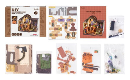 DIY Huisje - The Magic Study met LED verlichting