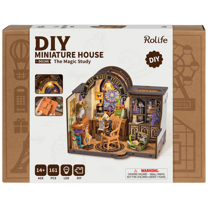 DIY Huisje - The Magic Study met LED verlichting