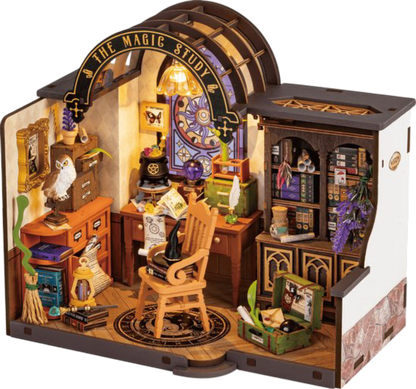 DIY Huisje - The Magic Study met LED verlichting