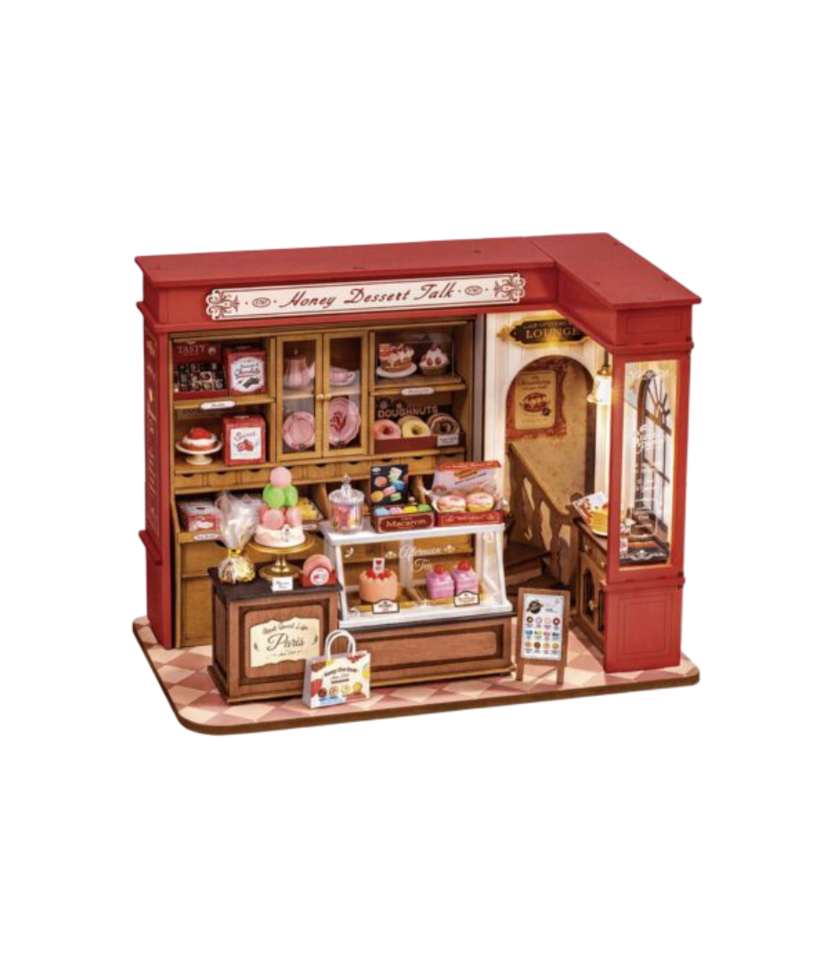 DIY Huisje - Honey Dessert Talk met LED verlichting