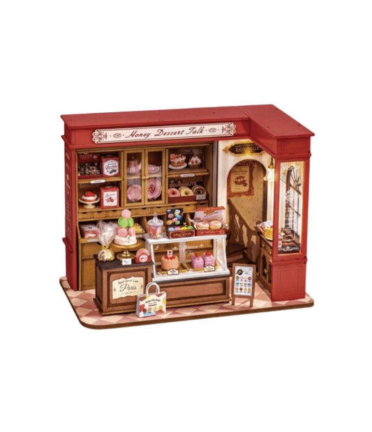 DIY Huisje - Honey Dessert Talk met LED verlichting