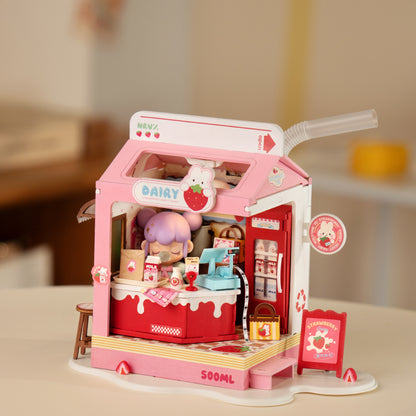 DIY Huisje - Strawberry Milk House