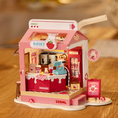 DIY Huisje - Strawberry Milk House