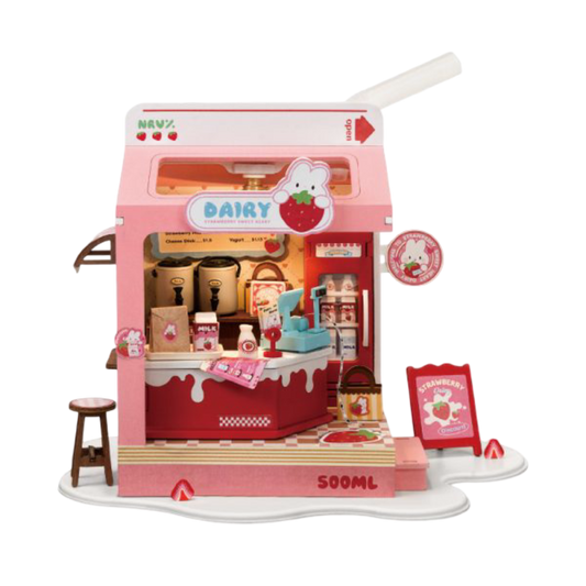 DIY Huisje - Strawberry Milk House