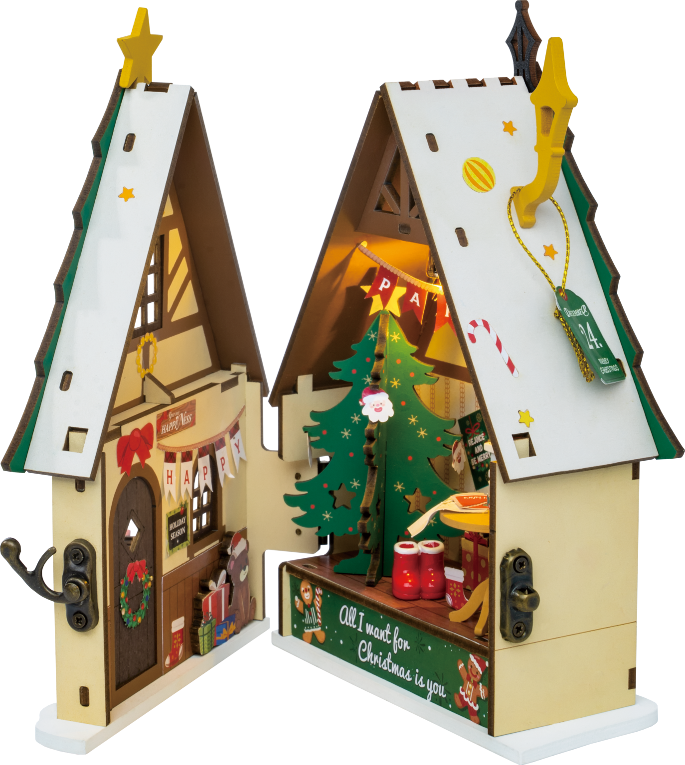 DIY Huisje - Twinkling Christmas House