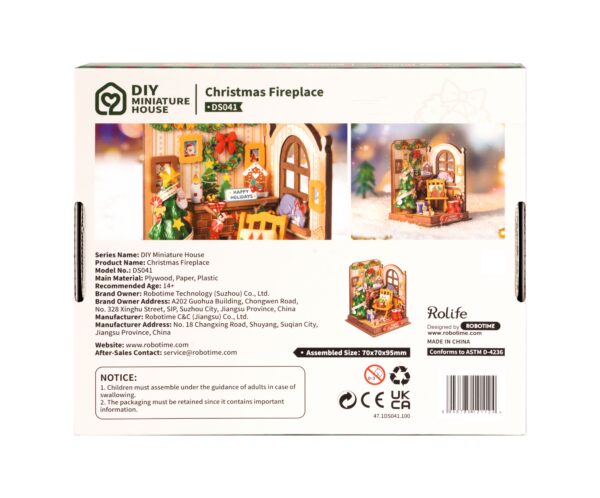 DIY Huisje - Christmas Fireplace