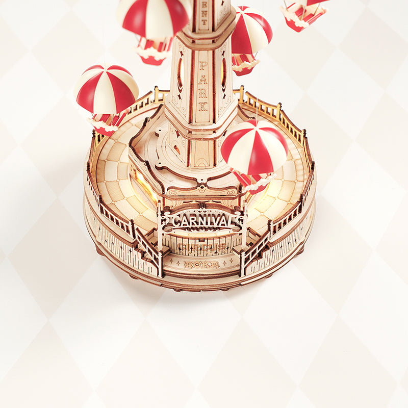 3D DIY Houten Modelbouwpakket - Parachute