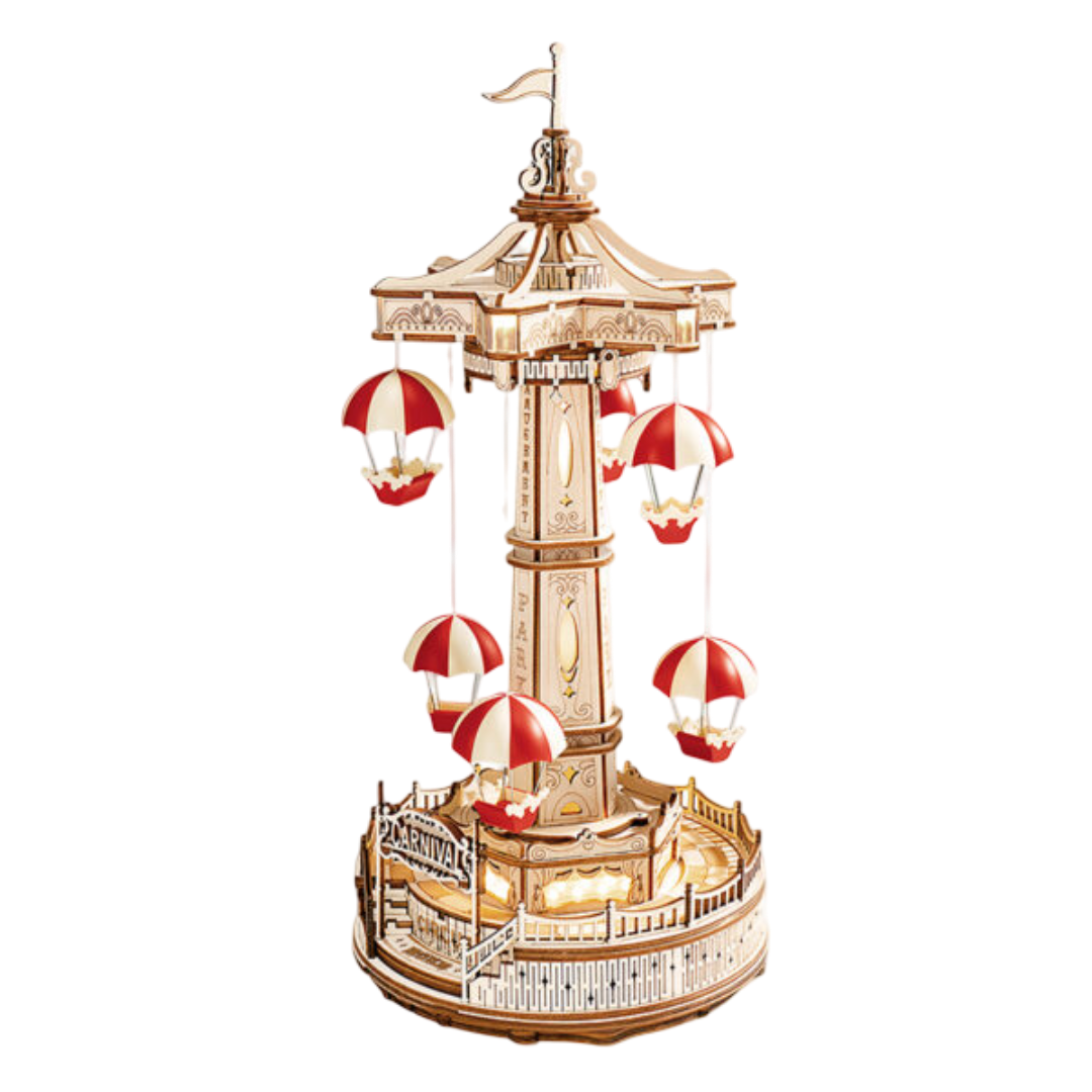 3D DIY Houten Modelbouwpakket - Parachute