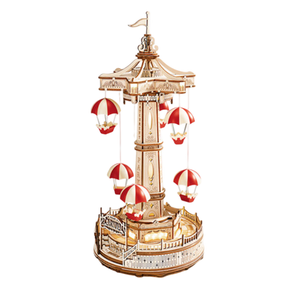 3D DIY Houten Modelbouwpakket - Parachute