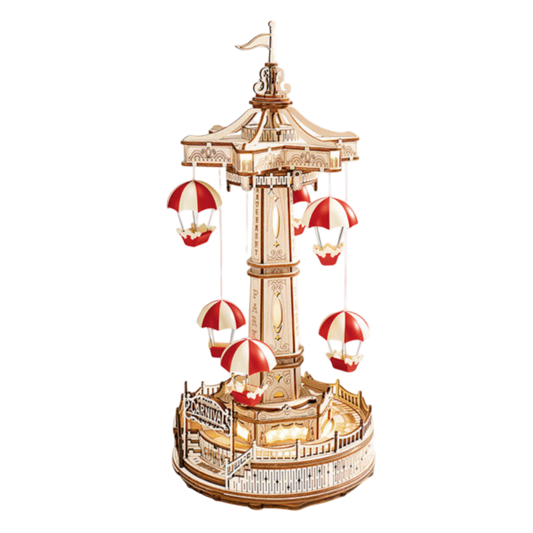 3D DIY Houten Modelbouwpakket - Parachute