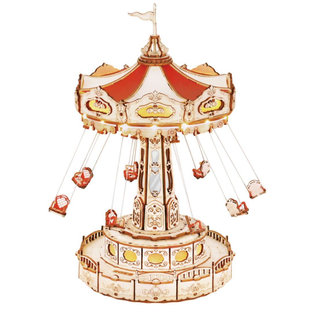 3D DIY Houten Modelbouwpakket - Swing Ride