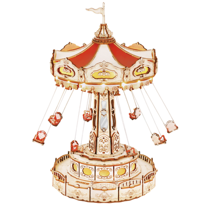 3D DIY Houten Modelbouwpakket - Swing Ride