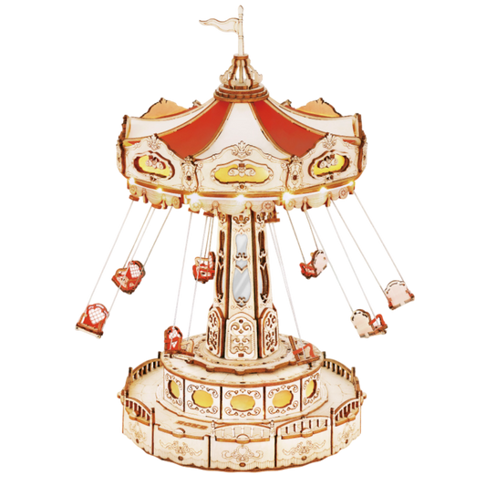 3D DIY Houten Modelbouwpakket - Swing Ride