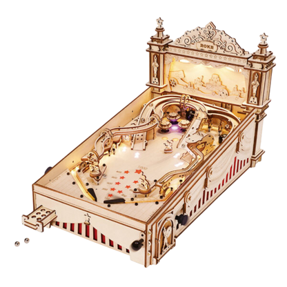 3D DIY Wooden Model Kit - Pinball Machine