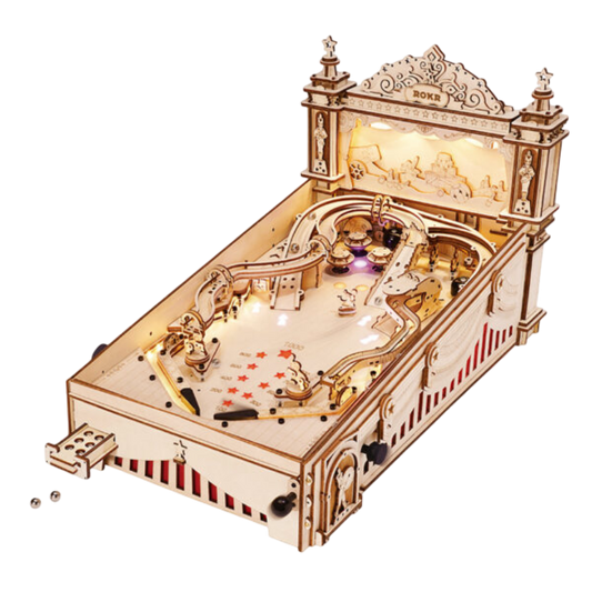 3D DIY Wooden Model Kit - Pinball Machine