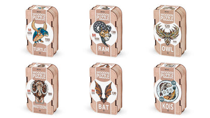 Eco Wood Art (EWA), Houten Legpuzzel Schildpad