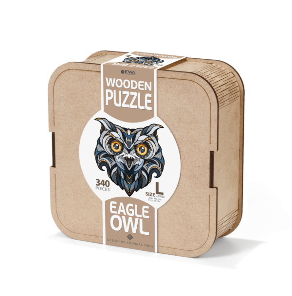 Eco Wood Art (EWA), Houten Legpuzzel Oehoe