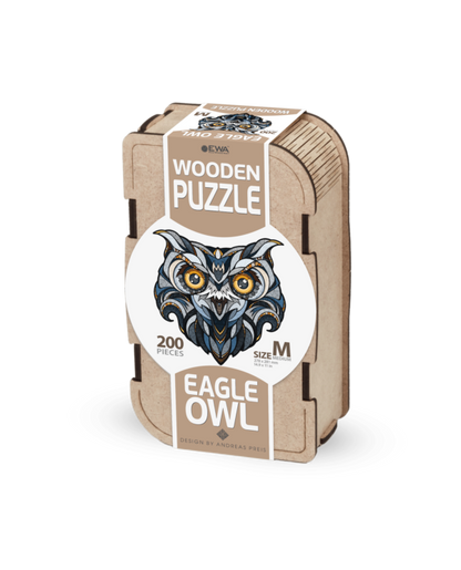 Eco Wood Art (EWA), Houten Legpuzzel Oehoe