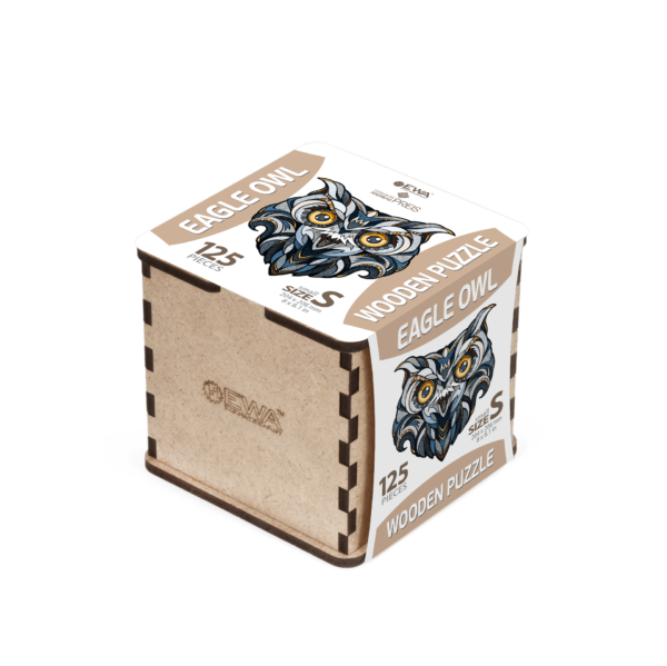 Eco Wood Art (EWA), Houten Legpuzzel Oehoe