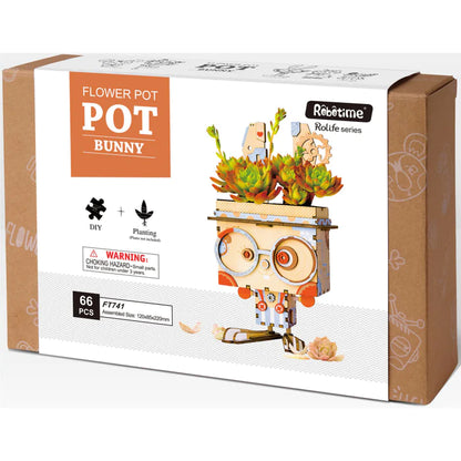 DIY Bloempot - Konijn