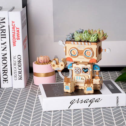 DIY Bloempot - Robot
