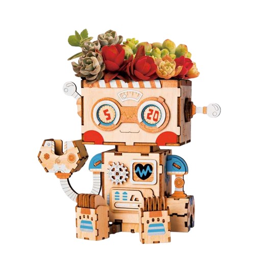 DIY Bloempot - Robot