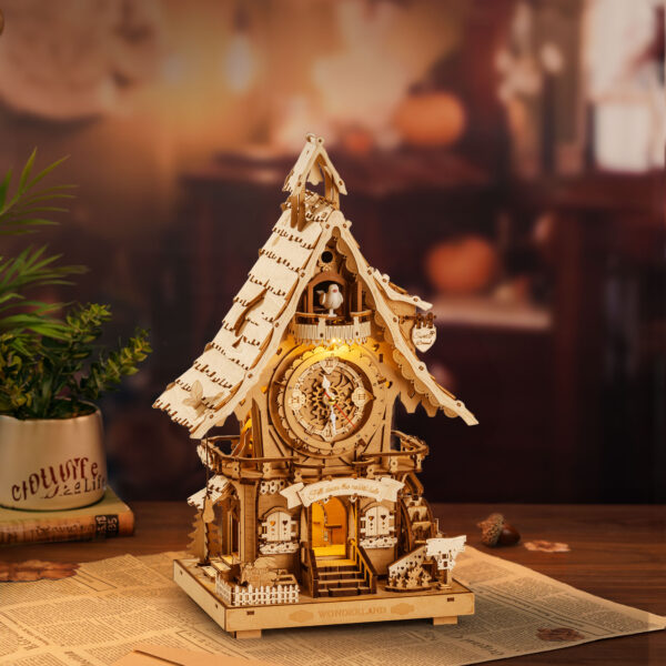DIY Huisje - Cuckoo Clock (wood colour)