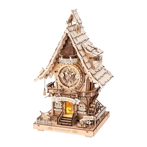 DIY Huisje - Cuckoo Clock (wood colour)