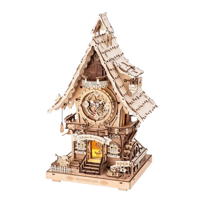 DIY Huisje - Cuckoo Clock (wood colour)