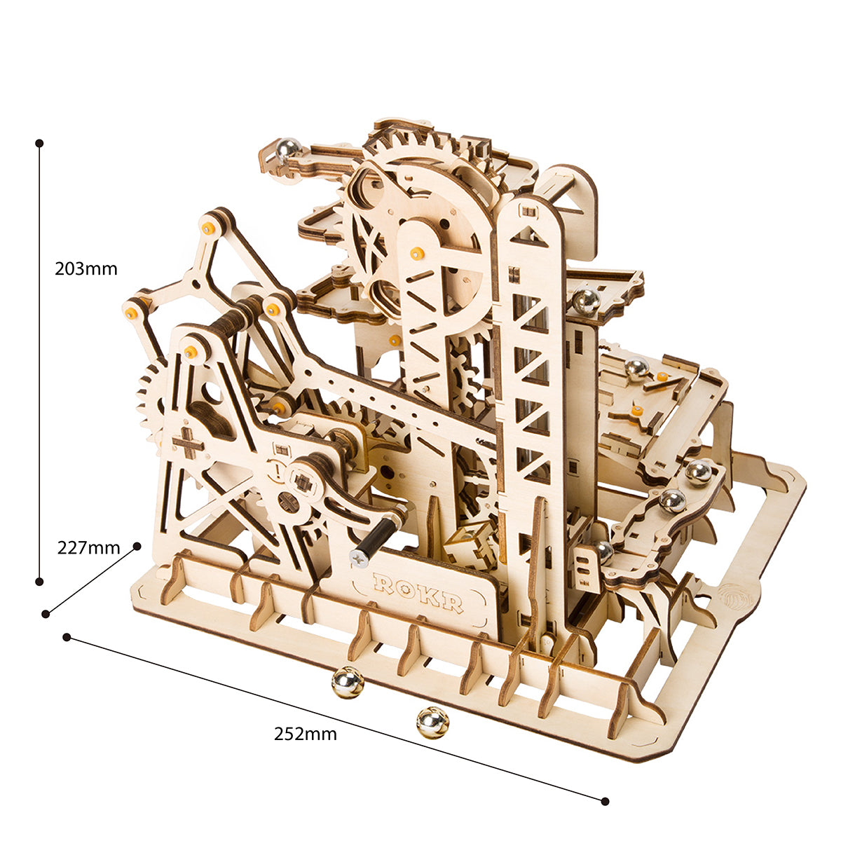 3D DIY Houten Modelbouwpakket - Knikkerbaan Marble Climber