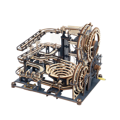 3D DIY Houten Modelbouwpakket - Knikkerbaan Marble Night City