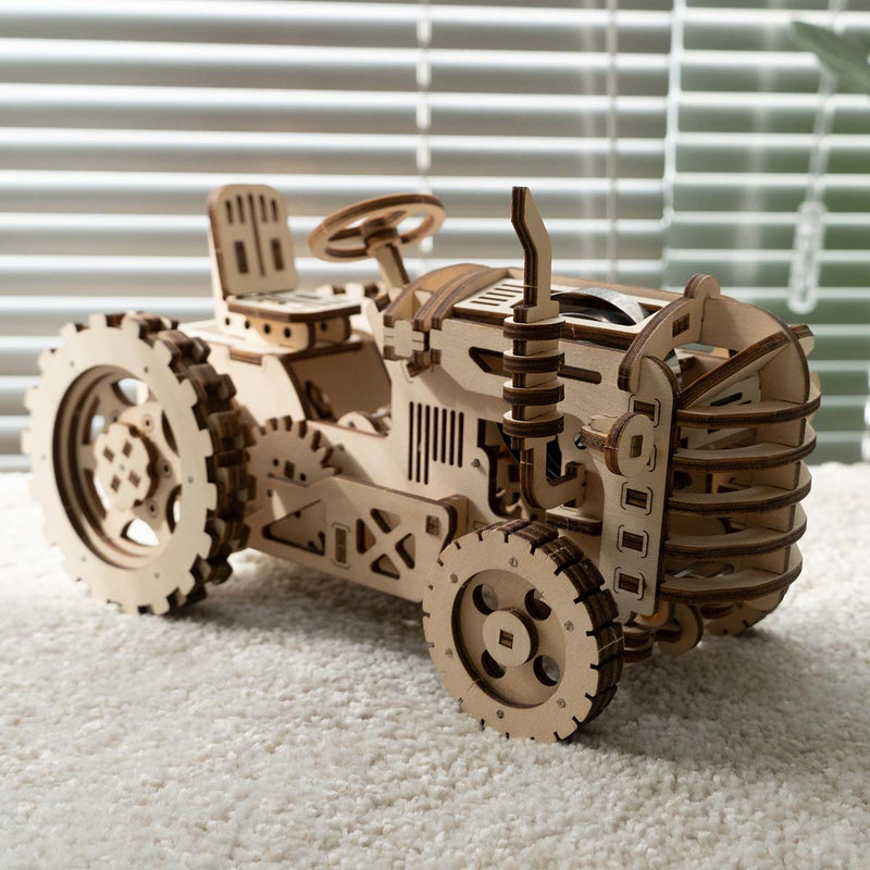 3D DIY Houten Modelbouwpakket - Tractor