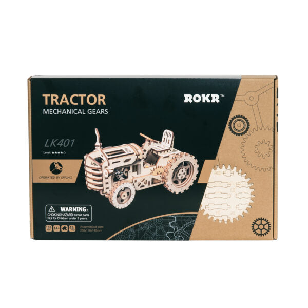3D DIY Houten Modelbouwpakket - Tractor