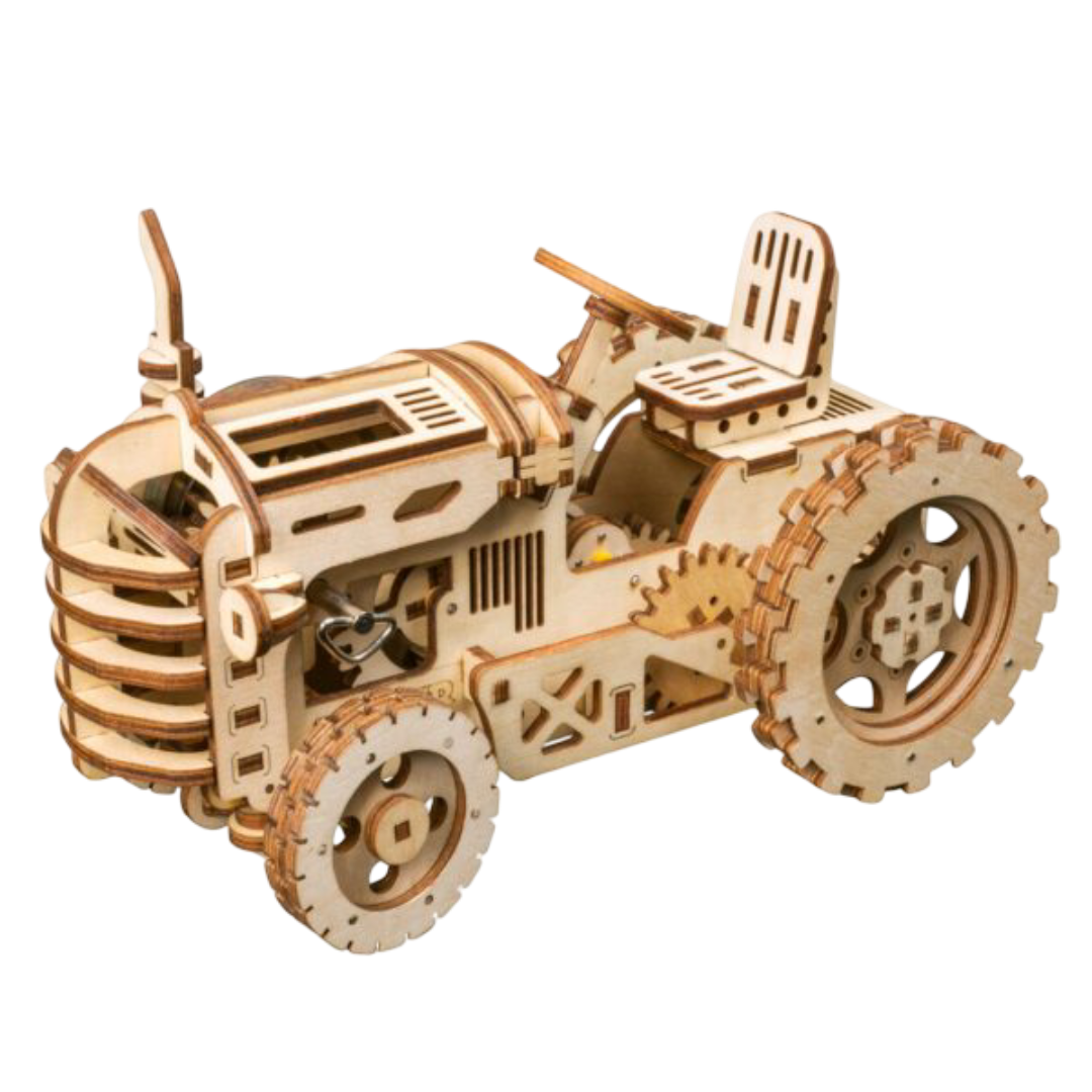 3D DIY Houten Modelbouwpakket - Tractor